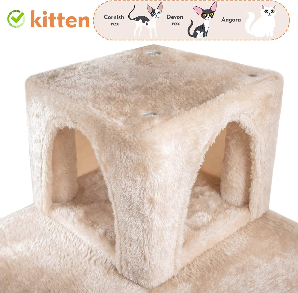 Deluxe Multi-Level Cat Tree Tower | Expansive Activity Center for Climbing