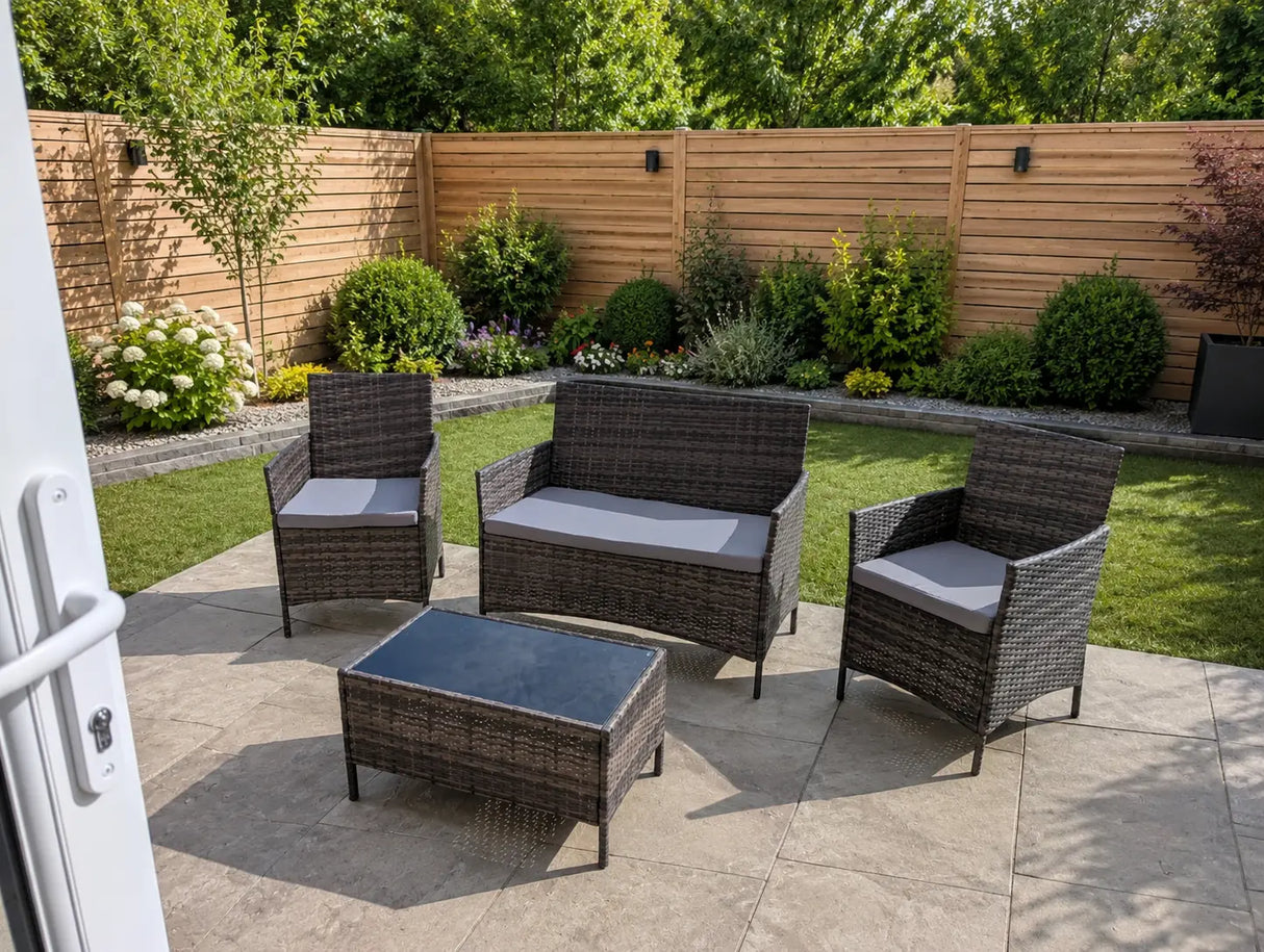 Hampton 4-Seater Garden Furniture Set