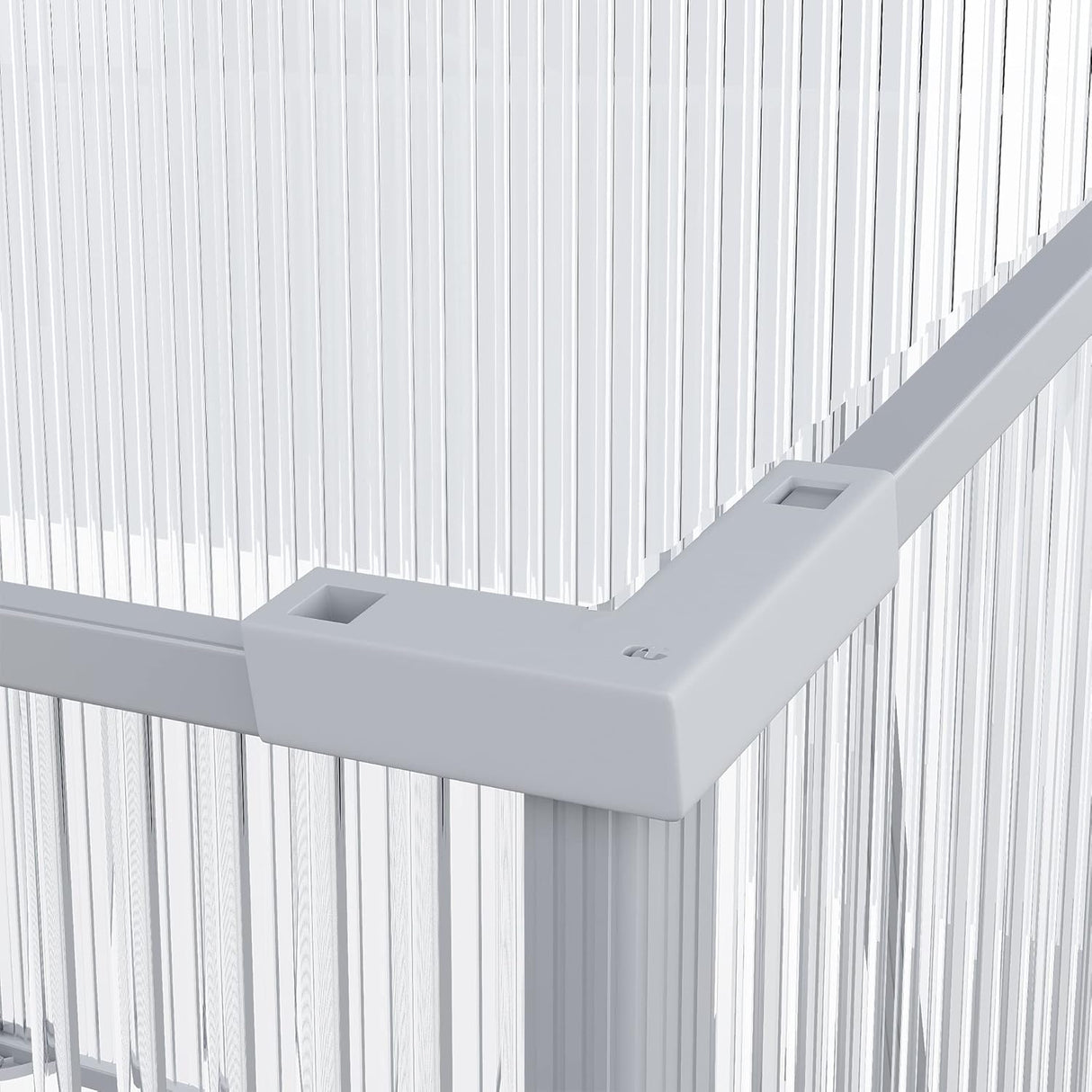 Aluminium Greenhouse Plants Raised Bed Vented Cold Frame Transparent