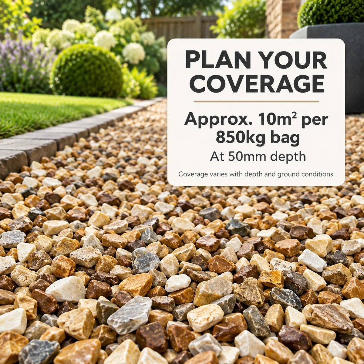 850kg Golden Gravel 20mm
