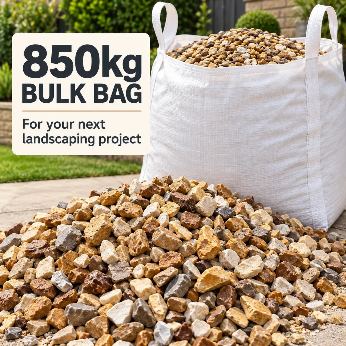 850kg Golden Gravel 20mm
