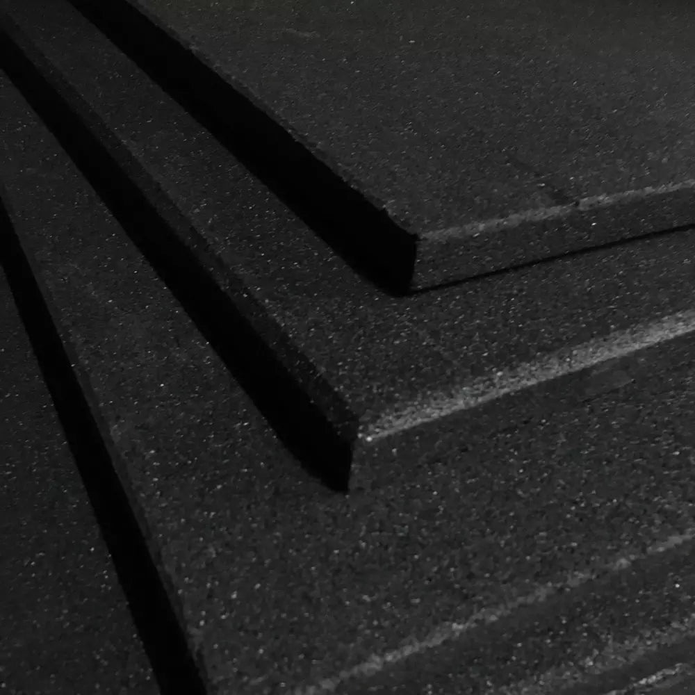 Heavy Duty Rubber Gym Floor Tiles | Non-Slip Crumb Mats | 1m x 1m Protective Flooring