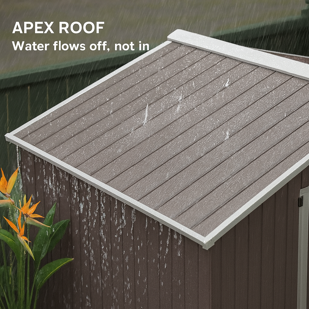 Solid Metal Garden Sheds