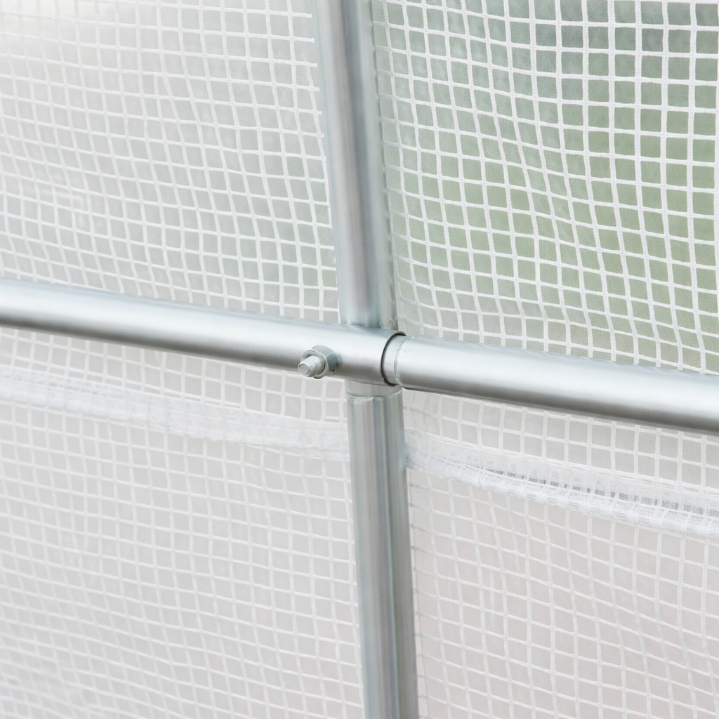 4.5 x 2 Meter Walk-in Polytunnel Greenhouse for Garden