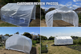 Walk-In Portable Greenhouse Tunnel – 4.5m x 3m x 2m Heavy-Duty Garden Polytunnel