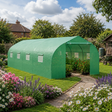 6x3 metre walk-in polytunnel greenhouse