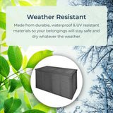 Large 750L Garden Storage Outdoor Box Plastic Utility Chest Unit Box Waterproof