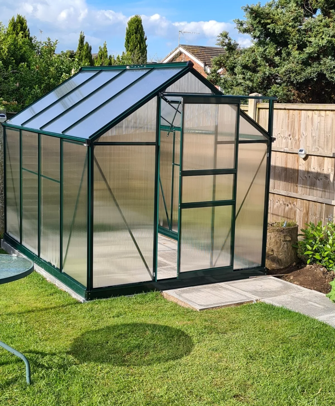 Aluminium Polycarbonate Greenhouse Large Walk-In Greenhouse