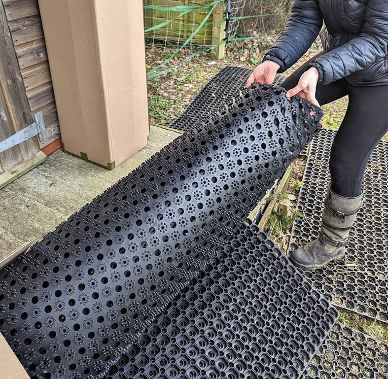 Grass Rubber Safety Mats