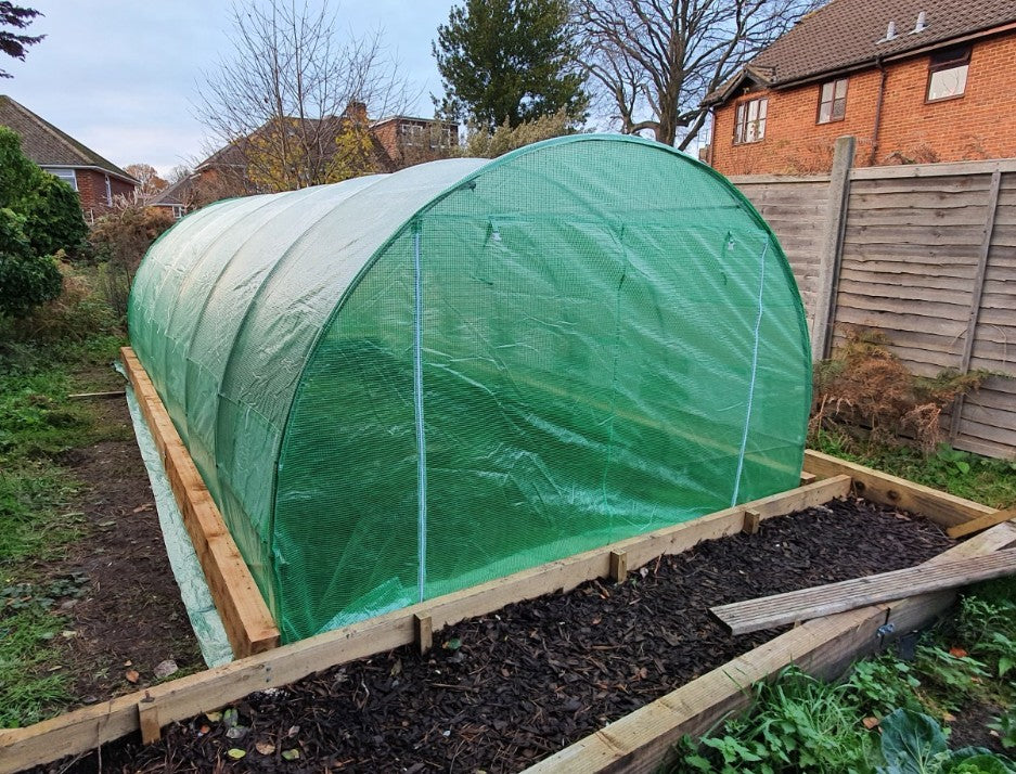 6m x 3m x 2m Walk-In Greenhouse Polytunnel