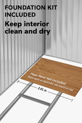 Solid Metal Garden Sheds