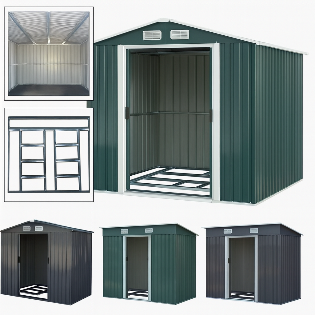 Solid Metal Garden Sheds