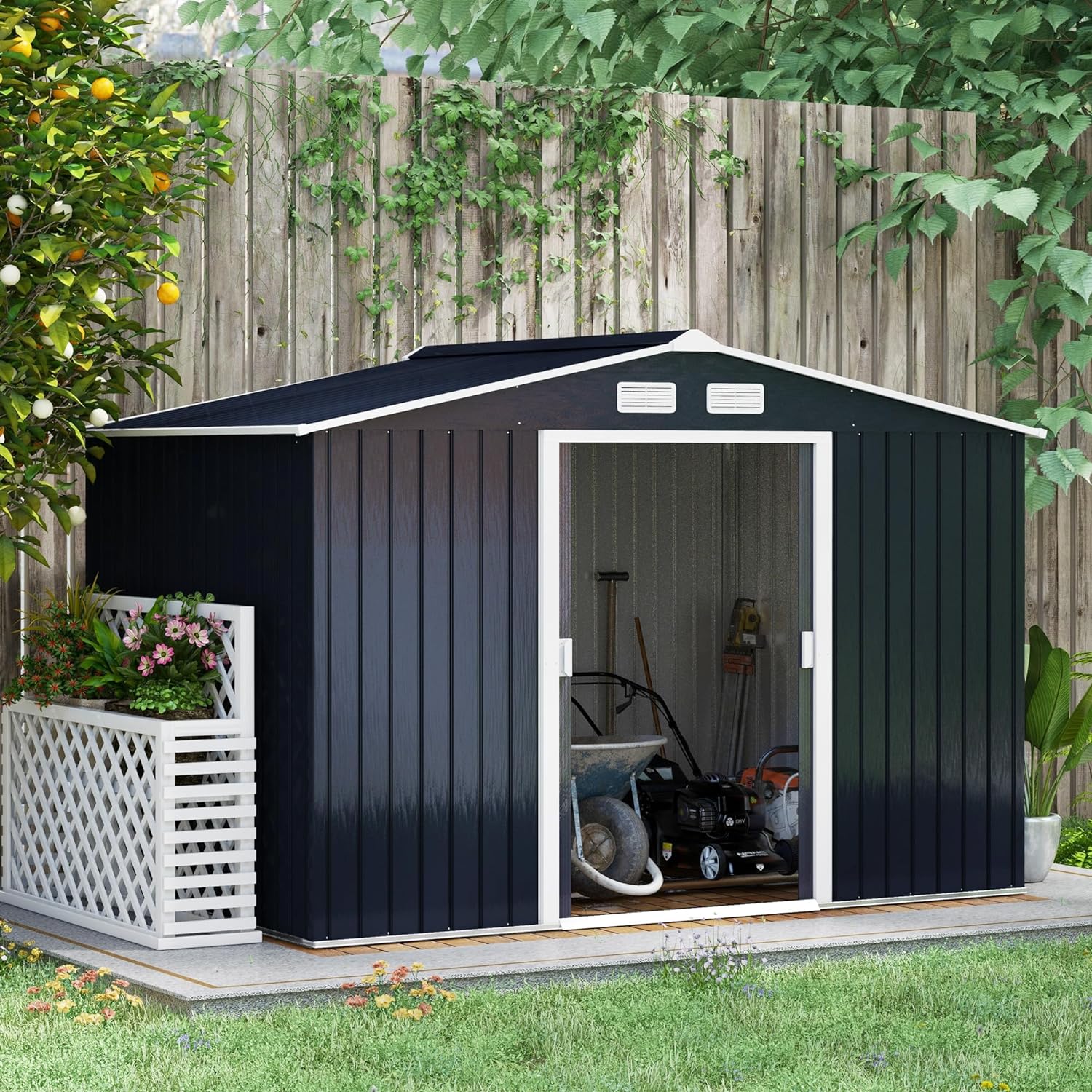 Solid Metal Garden Sheds Nordic Stars solid-metal-garden-sheds-nordic-stars