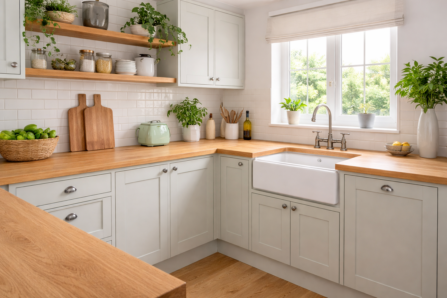 Solid Oak Kitchen Wood Worktops 2M 3M 4M