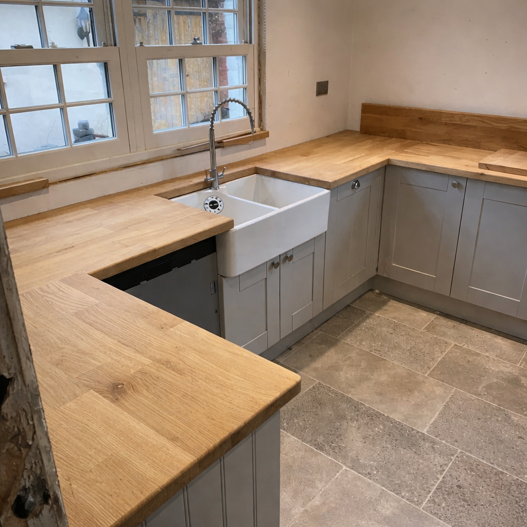 Solid Oak Kitchen Wood Worktops 2M 3M 4M