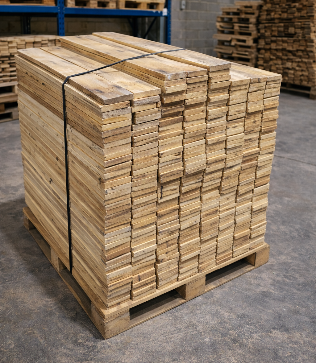 Reclaimed Pallet Wood - Wall Cladding Recycled Timber Planks Boards