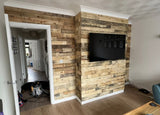 Reclaimed Pallet Wood - Wall Cladding Recycled Timber Planks Boards