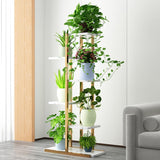 6 Tier Plant Stand Indoor Outdoor Display Rack, Garden Plant Shelf Rack Holder