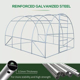 4 x 3M Walk-in Garden Polytunnel Greenhouse