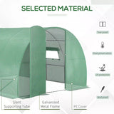 4 x 3M Walk-in Garden Polytunnel Greenhouse
