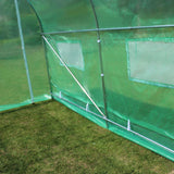 Polytunnel Greenhouse 3M X 2M Garden Polytunnel Cover Fully Steel Tube Steel Frame