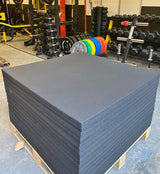 Heavy Duty Rubber Gym Floor Tiles | Non-Slip Crumb Mats | 1m x 1m Protective Flooring