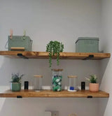 Reclaimed Scaffold Shelves – Solid Timber Wall Shelving