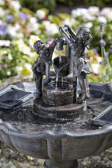 Smart Solar Mill Solar-Powered Water Fountain Feature