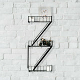 NYC Style Fire Escape Black Wall Shelf Retro Shelving Unit Ladder Floating Home