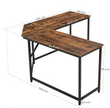 L-Shaped Computer Desk Office Workstation Corner Study Desk